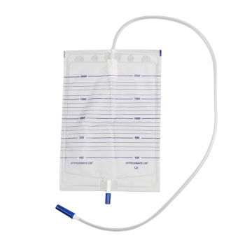 2000ml hospital medical grade pvc economic urinal bag